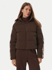 Guess Kurtka zimowa V5BL11 WGYC2 Brązowy ciemny Regular Fit. Brązowe kurtki Guess, na zimę, m, z aplikacjami, z syntetyku, bez kaptura. Za 694.99 zł.