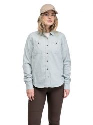 Bergans Koszula flanelowa "Nordmarka" - Relaxed fit - w kolorze zielonym rozmiar: L. Zielone koszule Bergans, l, bez wzorów, z bawełny, bez kołnierzyka, bez ramiączek. Za 193.24 zł.