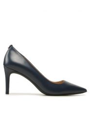 MICHAEL Michael Kors Szpilki Slina Flex Pump 40F2HNMP2L Granatowy. Niebieskie szpilki MICHAEL Michael Kors, bez wzorów, ze skóry, bez obcasa, na szpilce, bez zapięcia. Za 549.99 zł.