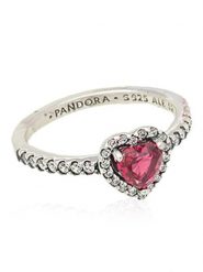 Pandora Srebrny pierścionek z kryształami rozmiar: 54. Szare pierścionki Pandora, z kryształem, srebrne. Za 295.99 zł.