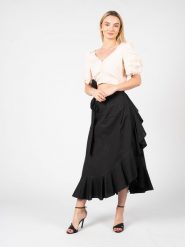 Pinko Top "Telsen" | 100599 Y3LE | Kobieta | Różowy. Czerwone topy Pinko, s, bez wzorów, z poliesteru, eleganckie, bez kołnierzyka, bez ramiączek. W wyprzedaży za 339.00 zł.