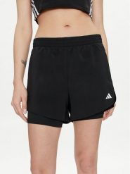 Adidas Szorty sportowe Training Minimal HN1044 Czarny Regular Fit. Czarne szorty sportowe adidas, bez wzorów, z syntetyku, na fitness i siłownię. Za 119.99 zł.