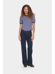 SAINT TROPEZ Sweter w kolorze granatowo-białym rozmiar: XL. Niebieskie swetry Saint Tropez, xl, bez wzorów, bez ramiączek. Za 83.03 zł.