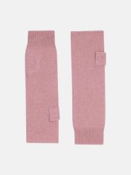 Perfect Cashmere Kaszmirowe mankiety "Zoe" w kolorze jasnoróżowym rozmiar: onesize. Różowe rękawiczki Perfect Cashmere, bez wzorów, z kaszmiru. Za 108.99 zł.