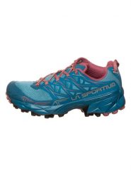 LA SPORTIVA Buty "Akyra" w kolorze niebiesko-szaroróżowym do biegania rozmiar: 38. Niebieskie buty do biegania La Sportiva, bez wzorów, z materiału, bez zapięcia, do biegania. Za 485.44 zł.