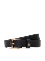Tommy Hilfiger Pasek Damski Th Libre 2.5 AW0AW17767 Czarny. Czarne paski Tommy Hilfiger, bez wzorów, ze skóry. Za 169.99 zł.