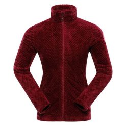 Bluza damska polarowa Alpine Pro Lomma bardzo ciepła. Czerwone bluzy z kapturem Alpine Pro, na jesień, m, bez wzorów, z materiału, bez kaptura, trekkingowe. Za 209.00 zł.