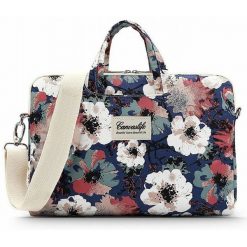 Torba Canvaslife 15''-16'' blue camellia. Niebieskie torby na laptopa CANVASLIFE, bez wzorów. Za 109.90 zł.