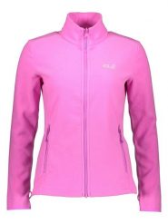 Jack Wolfskin Kurtka polarowa "Taunus" w kolorze różowym rozmiar: M. Różowe kurtki Jack Wolfskin, m, bez wzorów, z polaru, bez kaptura. Za 188.40 zł.
