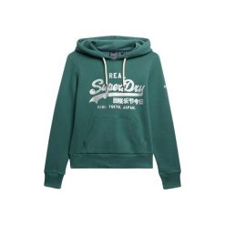 Bluza damska z kapturem Superdry. Zielone bluzy Superdry, l, bez wzorów, bez ramiączek, z kapturem. Za 361.50 zł.