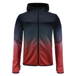 Techniczna kurtka treningowa Slever Play z pełnym zamkiem. Czarne kurtki do biegania ELPLAYER, xl, bez wzorów, z poliesteru, do biegania. Za 92.00 zł.