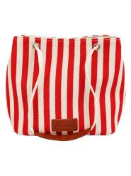 Anemoss Torebka w kolorze czerwono-białym - 23,4 x 21,8 x 11,9 cm rozmiar: onesize. Białe torebki klasyczne Anemoss, bez wzorów, z materiału, bez dodatków. Za 39.99 zł.