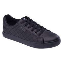 Trampki Damskie Isida. Czarne trampki MARTES, bez wzorów, z gumy, bez zapięcia. Za 124.99 zł.