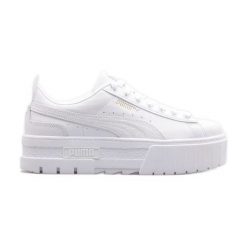 Buty Puma Mayze Classic 384209-01 białe. Białe buty treningowe bez wzorów, bez zapięcia. Za 575.29 zł.