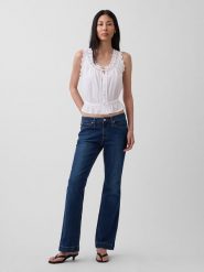 GAP Dżinsy - Straight fit - w kolorze granatowym rozmiar: W34. Niebieskie jeansy GAP, bez wzorów, klasyczne. Za 204.95 zł.