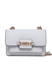 MICHAEL Michael Kors Torebka Heather 32S2G7HC0L Biały. Białe kopertówki MICHAEL Michael Kors, bez wzorów, ze skóry, wizytowe, bez dodatków. Za 709.99 zł.