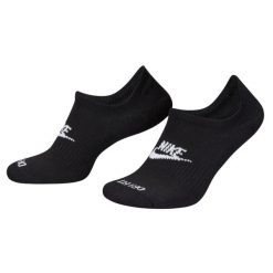 Skarpety Za Kostkę Unisex Adult Plus Cushioned Everyday. Czarne skarpetki Nike, bez wzorów. Za 107.99 zł.