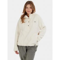 Bluza Damska Fundango Juniper Pile. Białe bluzy FUNDANGO, bez wzorów, z polaru, retro, bez ramiączek. Za 319.90 zł.