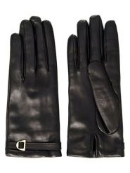 COCCINELLE Skórzane rękawiczki w kolorze czarnym rozmiar: L. Czarne rękawiczki Coccinelle, bez wzorów, z materiału. Za 367.99 zł.