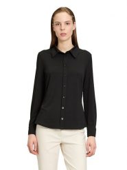 Betty Barclay Bluzka w kolorze czarnym rozmiar: 46. Czarne bluzki Betty Barclay, bez wzorów, bez kołnierzyka, bez ramiączek. Za 120.95 zł.