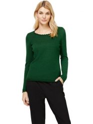 Heine Sweter w kolorze zielonym rozmiar: 38. Zielone swetry Heine, bez wzorów, z koronki, bez ramiączek. Za 56.99 zł.