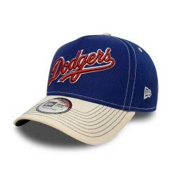 Czapka baseballowa Los Angeles Dodgers New Era 9Forty City Icon. Niebieskie czapki z daszkiem New Era, bez wzorów, z materiału. Za 177.50 zł.