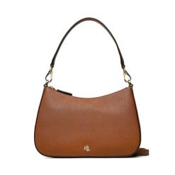 Torebka LAUREN RALPH LAUREN. Brązowe torebki klasyczne Lauren Ralph Lauren, bez wzorów, klasyczne, bez dodatków. Za 939.99 zł.
