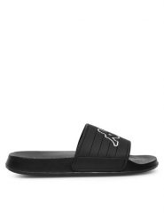Kappa Klapki SS24-W2 Czarny. Czarne klapki Kappa, bez wzorów, z syntetyku, bez obcasa, bez zapięcia. Za 79.99 zł.