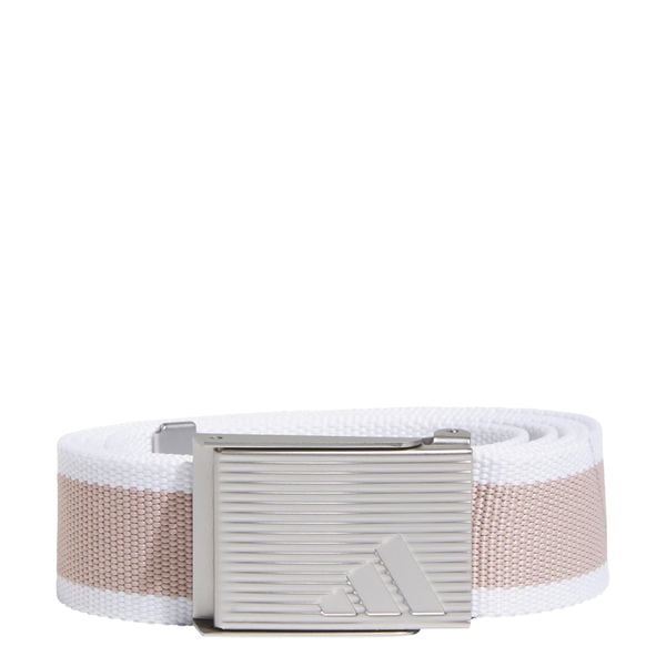 Pasek Reversible Striped Webbing. Białe paski adidas, bez wzorów, z materiału, sportowe. W wyprzedaży za 49.98 zł.