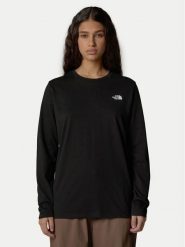 The North Face Bluzka Simple Dome NF0A87QP Czarny Relaxed Fit. Czarne bluzki The North Face, s, bez wzorów, z bawełny, bez kołnierzyka, bez ramiączek. Za 99.99 zł.
