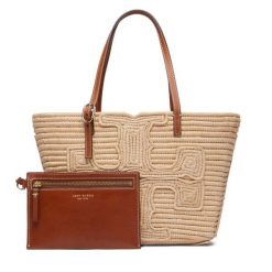 Torebka Tory Burch. Brązowe shopper bag Tory Burch, bez wzorów, bez dodatków. Za 2,189.00 zł.