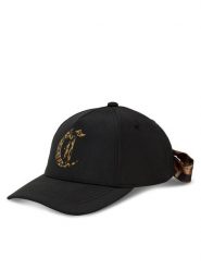 Just Cavalli Czapka z daszkiem 78RAZK80 ZSC04 Czarny. Czarne czapki z daszkiem Just Cavalli, bez wzorów, z materiału. Za 219.99 zł.