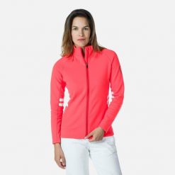 Bluza narciarska damska Rossignol W Hero Classique Clim Czerwona 22/23. Czerwone bluzy Rossignol, na zimę, l, bez wzorów, bez kaptura, narciarskie. W wyprzedaży za 589.00 zł.
