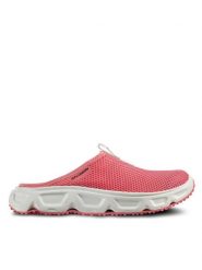Salomon Klapki Reelax Slide 6.0 L47206400 Różowy. Czerwone klapki Salomon, bez wzorów, z materiału, sportowe, bez obcasa, bez zapięcia. Za 289.99 zł.