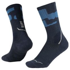 Skarpetki Buff MERINO MW CREW SOCKS MWC2. Niebieskie skarpetki Buff, bez wzorów, z elastanu. Za 139.90 zł.