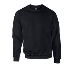Bluza Rozpinana Dla Dorosłych Unisex DryBlend Crew Neck. Czarne bluzy GILDAN, m, bez wzorów, z bawełny, klasyczne, bez ramiączek, bez kaptura. Za 118.99 zł.