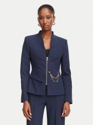 Rinascimento Marynarka CFC0130160003 Granatowy Slim Fit. Niebieskie marynarki i żakiety Rinascimento, xs, bez wzorów, z syntetyku, bez ramiączek. Za 944.99 zł.