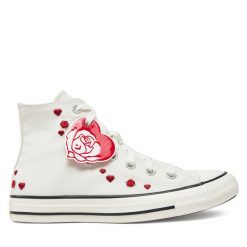 Trampki Converse. Białe trampki Converse, bez wzorów, retro, bez zapięcia. Za 249.99 zł.