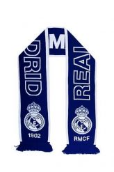 Szalik kibicowski dwustronny Real Madryt. Szaliki i kominy Real Madrid, bez wzorów, z materiału. Za 119.00 zł.