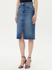 JOOP! Spódnica jeansowa 58 JW242DS167 30047184 Niebieski Slim Fit. Niebieskie spódnice Joop!, bez wzorów, z bawełny. Za 429.99 zł.
