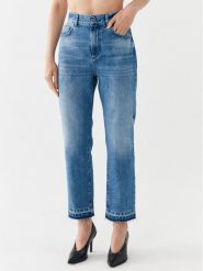 Marella Jeansy 2331860237 Niebieski Mom Fit. Niebieskie jeansy Marella, bez wzorów, z bawełny. Za 429.99 zł.