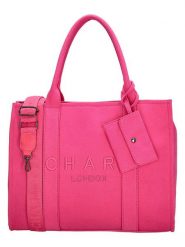 Charm Torebka w kolorze różowym - 42 x 34 x 16 cm rozmiar: onesize. Różowe torby na laptopa Charm, bez wzorów, z materiału, na ramię. Za 152.99 zł.
