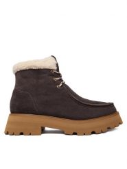 MICHAEL Michael Kors Botki Cade 40F5CAFE5S Brązowy. Brązowe botki MICHAEL Michael Kors, bez wzorów, ze skóry, bez obcasa, na płaskiej podeszwie, bez zapięcia. Za 879.99 zł.