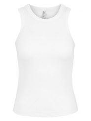 Sublevel Top w kolorze białym rozmiar: XS. Białe topy Sublevel, xs, bez wzorów, prążkowane, bez kołnierzyka, bez ramiączek. Za 39.99 zł.