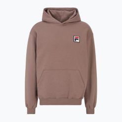 Bluza FILA Borgholm Hoody. Brązowe bluzy z kapturem Fila, s, bez wzorów, z bawełny, bez kaptura. Za 359.99 zł.