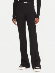 Guess Legginsy V5BB08 Z3JD2 Czarny Flare Fit. Czarne legginsy Guess, z aplikacjami, z syntetyku. Za 299.99 zł.