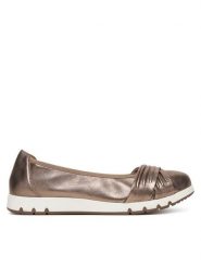 Caprice Baleriny 9-22118-44 Beżowy. Brązowe baleriny Caprice, bez wzorów, ze skóry, bez obcasa, bez zapięcia. Za 226.99 zł.