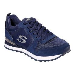 Buty sportowe Casual Damskie Skechers Retros-OG 85-Goldn Gurl W Kobieta. Niebieskie buty sportowe lifestyle Skechers, bez wzorów, z materiału, casualowe, bez zapięcia. Za 292.00 zł.