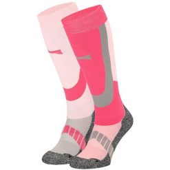 Skarpety narciarskie Xtreme, 2 par, Multi Różowy. Czerwone skarpetki XTREME SOCKSWEAR, bez wzorów. Za 151.99 zł.