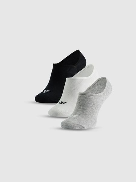 4F Skarpetki stopki (3-pack) damskie - multikolor 39-42. Skarpetki 4f, bez wzorów, z materiału. Za 49.99 zł.